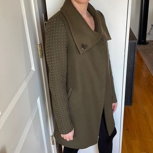 Zara Studded Sleeve Coat